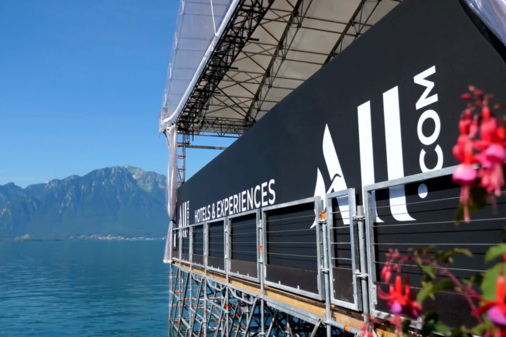 La terrasse Ibis au Montreux Jazz Festival