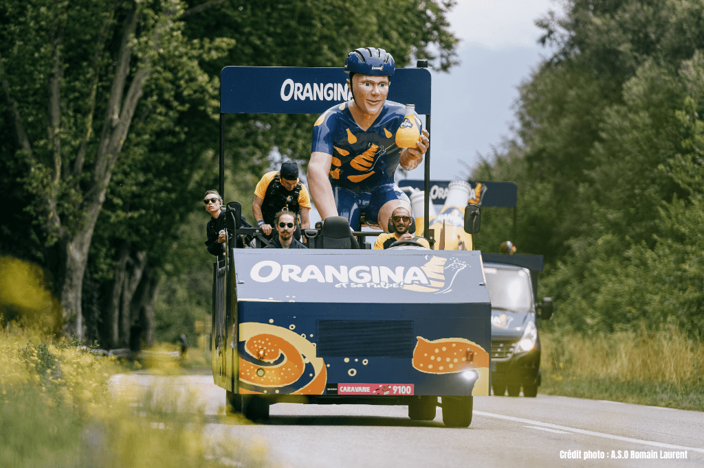 La caravane Orangina : Une opération de marketing rafraîchissante et audacieuse